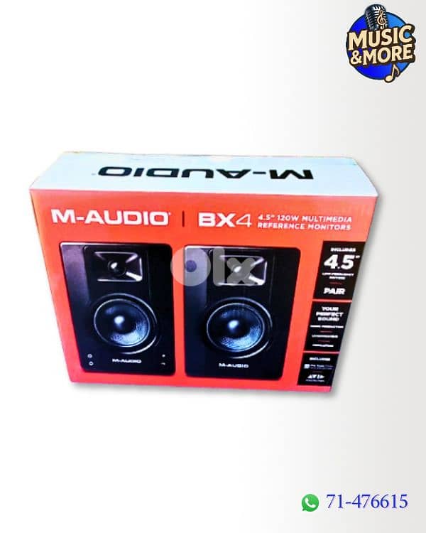 M-Audio BX4 Studio Monitors 4