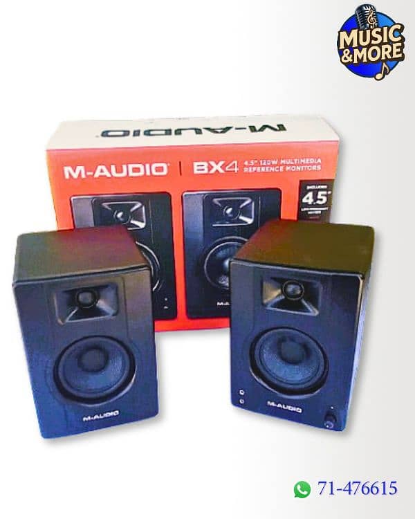 M-Audio BX4 Studio Monitors 5