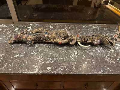 Tramontina Brasil Decorative sword – Handcrafted Look, One Loose Stone