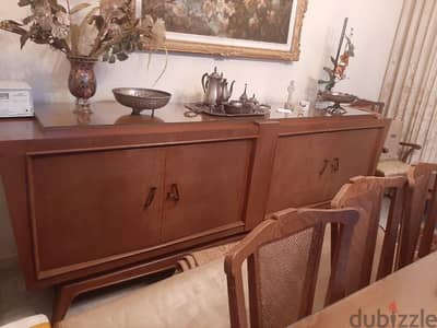 full oak dining room