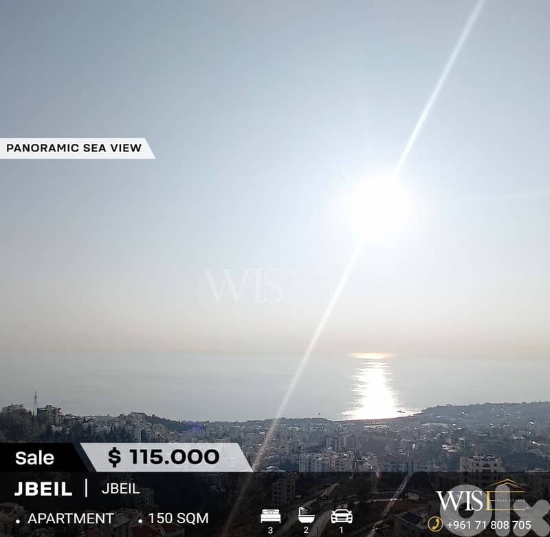 150 SQM Apartment for SALE in Blat-Jbeil ! 0