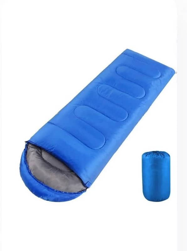 Camping Sleeping Bag blue colour 0