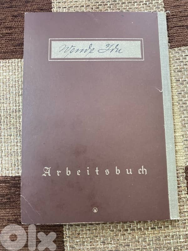 دفتر نازي العمالة الالمانية اثناء الحكم النازي لالمانيا Nazi book 6