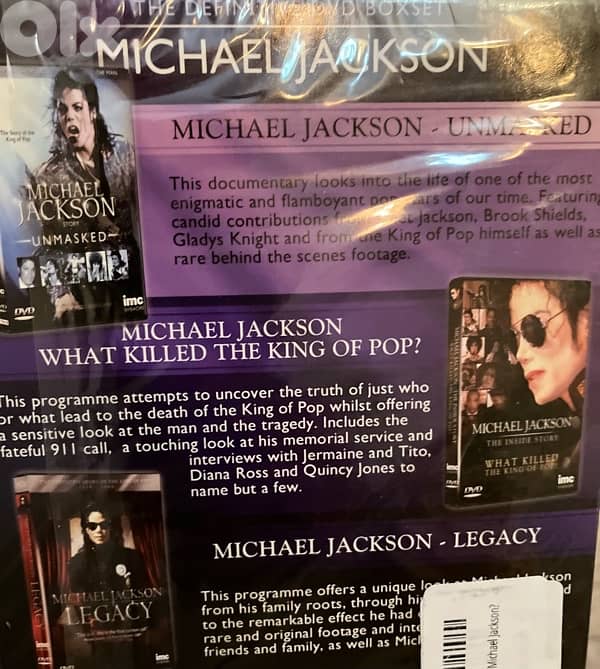michael jackson dvd 1