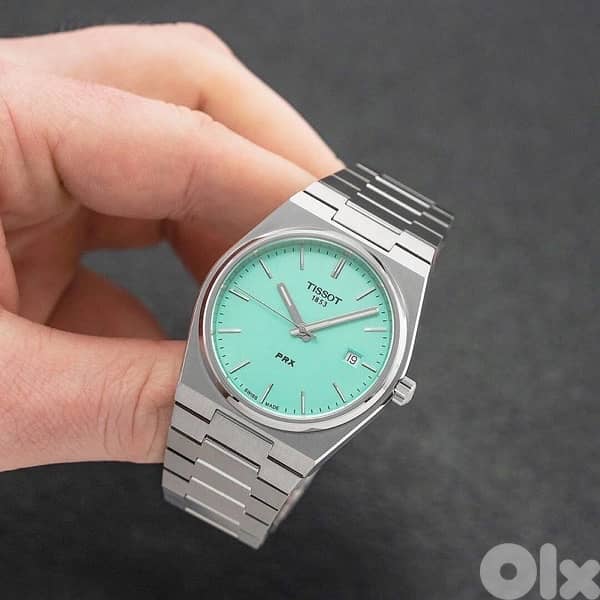 Tissot prx Tiffany bleu 1