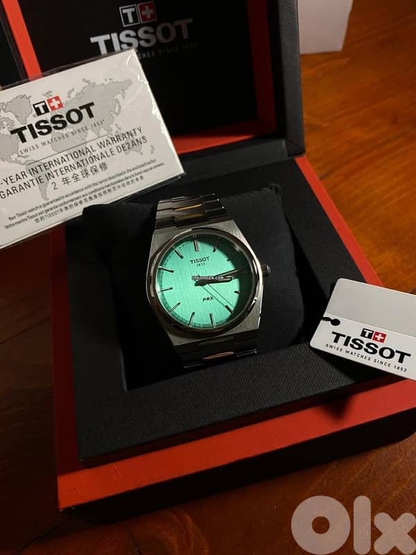 Tissot prx Tiffany bleu 2