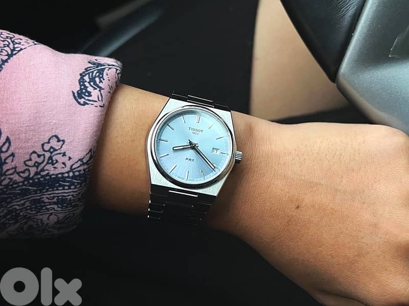 Tissot prx baby bleu 2