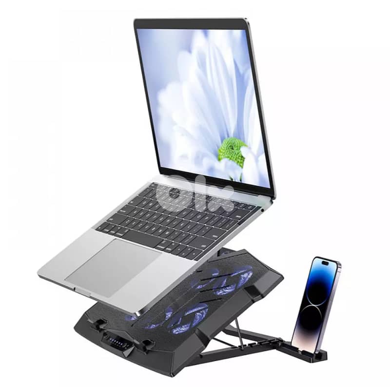 HOCO 8 FANS LAPTOP COOLER WITH 6 LEVEL AIR FLOW ADJUSTMENT GM27 2