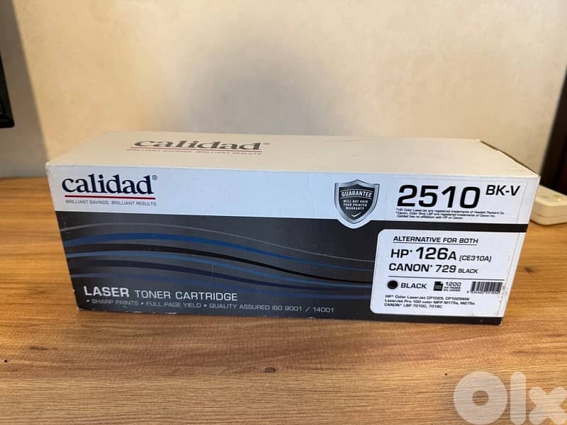 Calidad HP/CANON BLACK Compatible laser toner 1