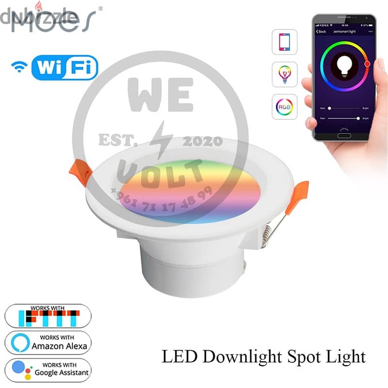 MOES Tuya Wifi Smart Light LED 2