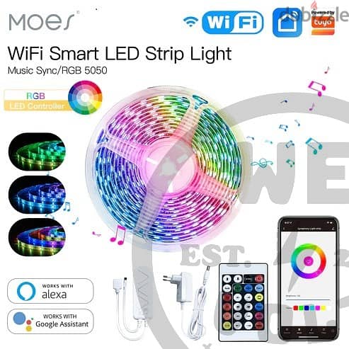 MOES Tuya Wifi Smart Light LED 5