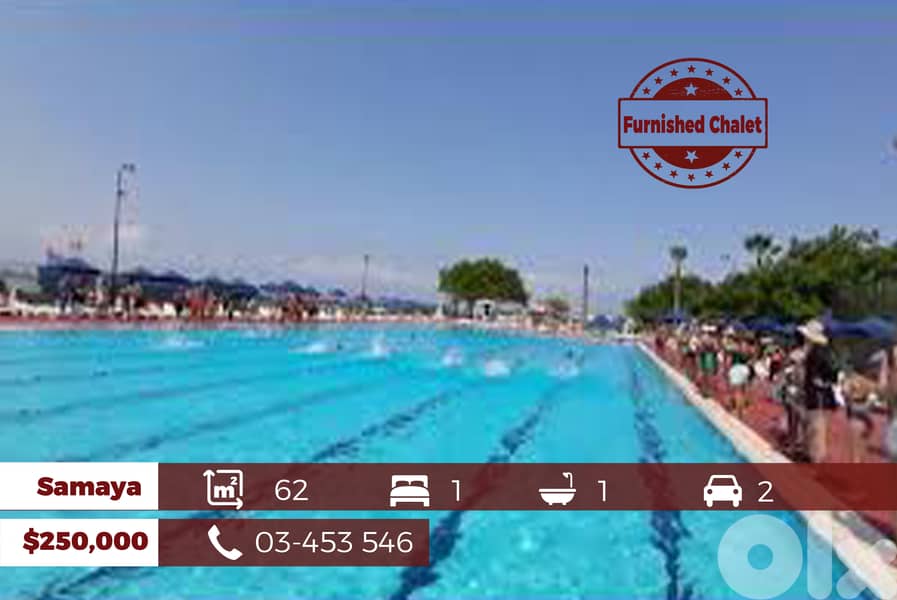 Kaslik / Samaya 62m2 | Modern Chalet | Furnished | Pool | CH/BG | 0