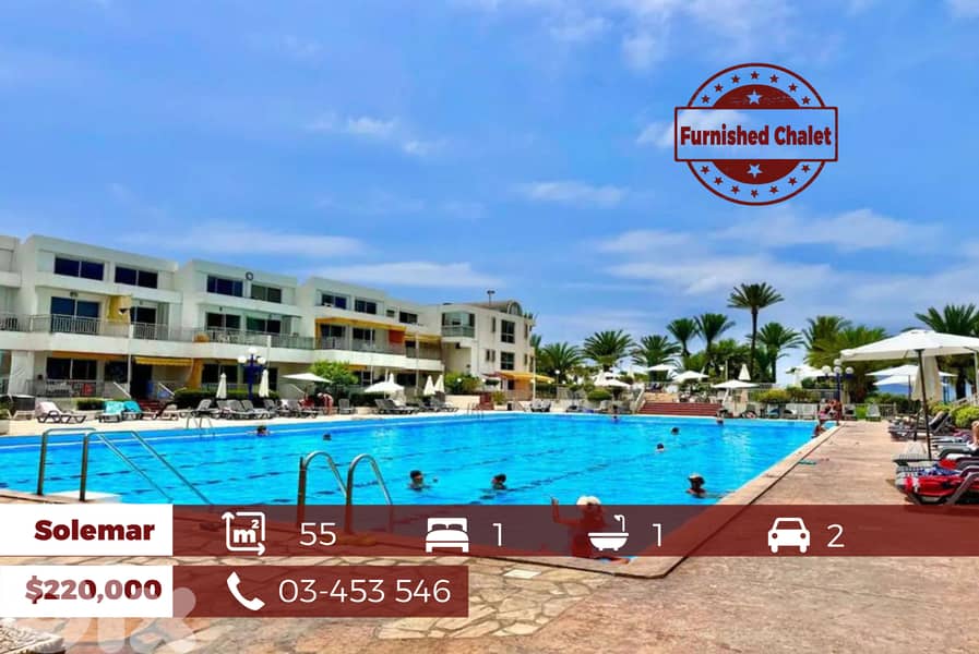 Kaslik / Solemar 55m2 | Modern Chalet | Furnished | Pool | CH/BG | 0