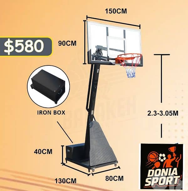 Now 580$ movable basketball hoop (super easy slam dunk) 0
