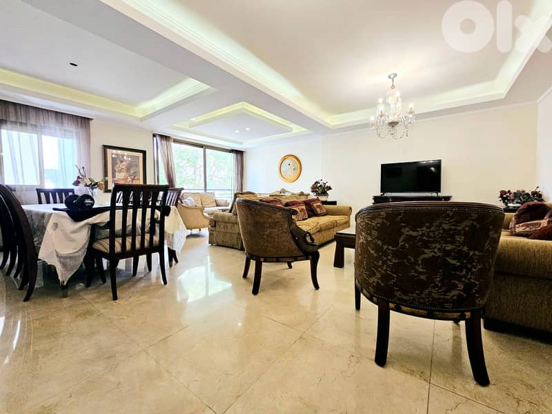 RA25-4174 Fully Furnished Apartment 200 m² for Rent – Ain El Mraisseh 0