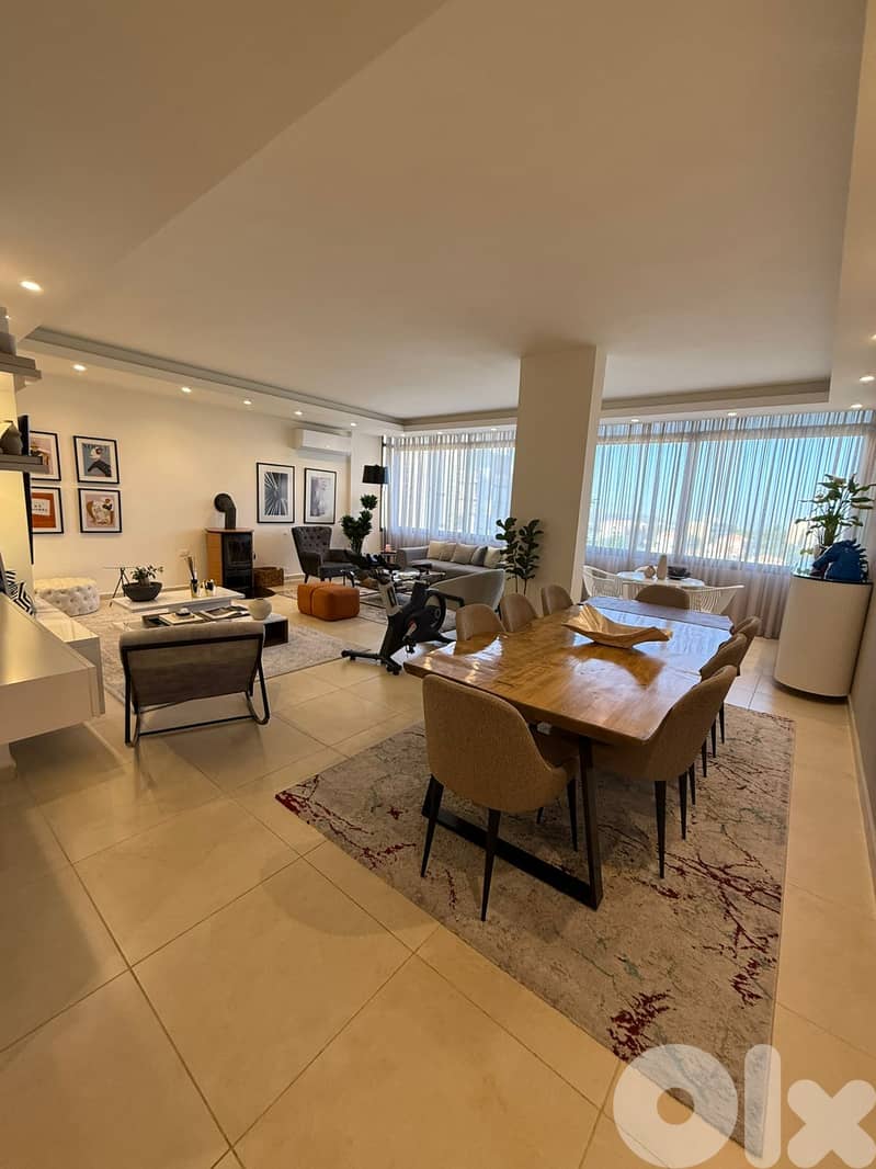 DECORATED APARTMENT FOR SALE IN BAABDA PRIME WITH GARDEN, (BA-451) 0