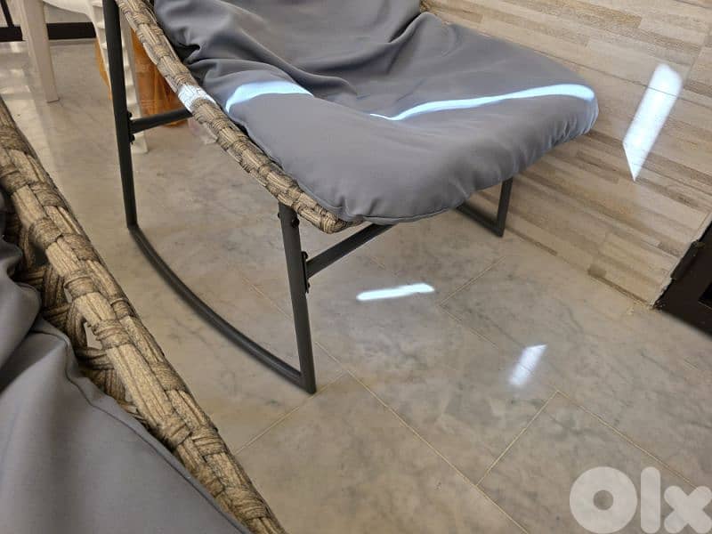 outdoor furniture (3+1+1 + table) 2