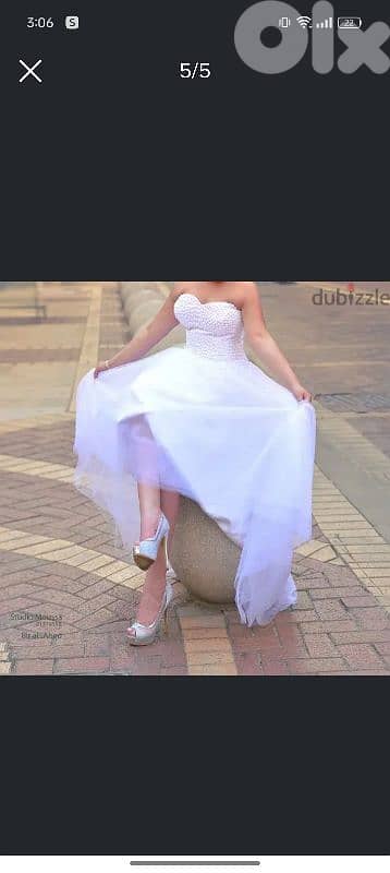 wedding dress used one time