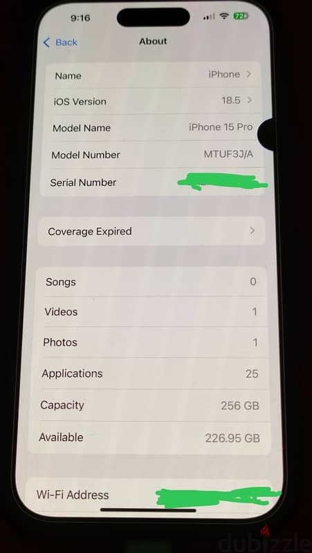 iPHONE 15 PRO 256gb waterproof ndif ktir 78901973 3