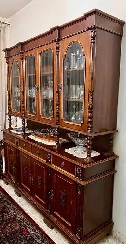 / full vintage dining room fo14 people طقم سفرة 1