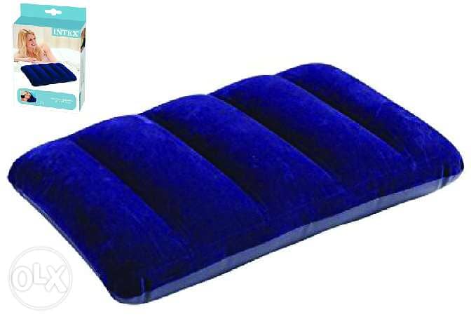 Brand New Inflatable Intex Air Camping Travel Pillow 0