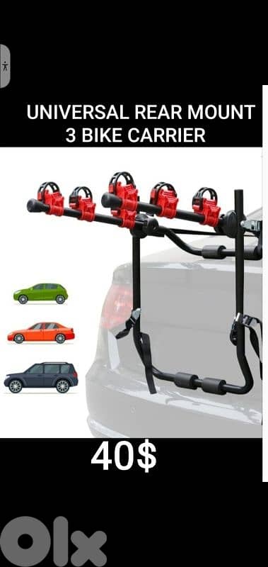 porte velo / bike rack for three bikes 0