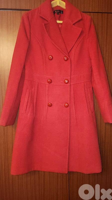 red vague coat 0