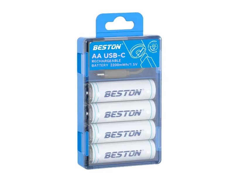 Beston Li-ion Rechargeable AA 1.5V Type C 1