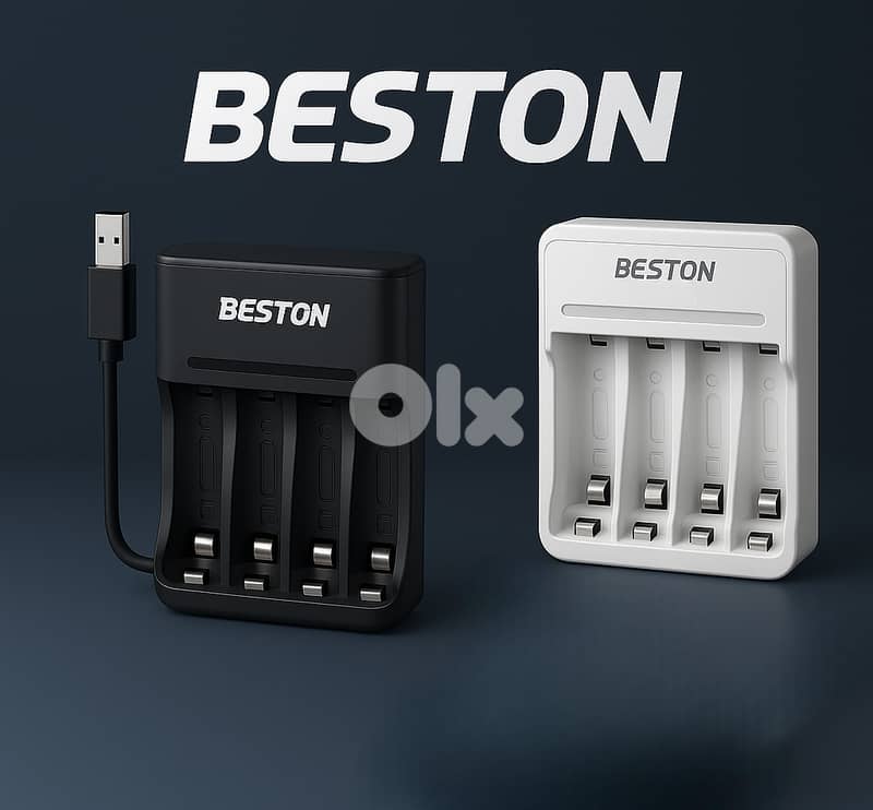 Beston USB Charger For Four AA Or AAA 0