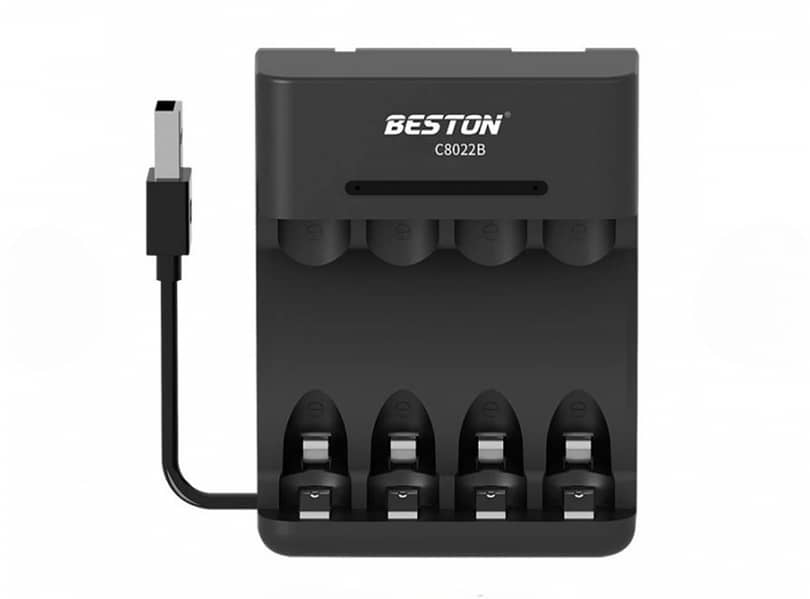 Beston USB Charger For Four AA Or AAA 1