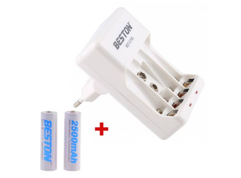 Beston USB Charger For Four AA Or AAA 3