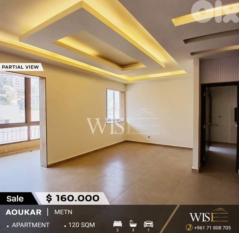 120 SQM Apartment for SALE in Aoukar! 0