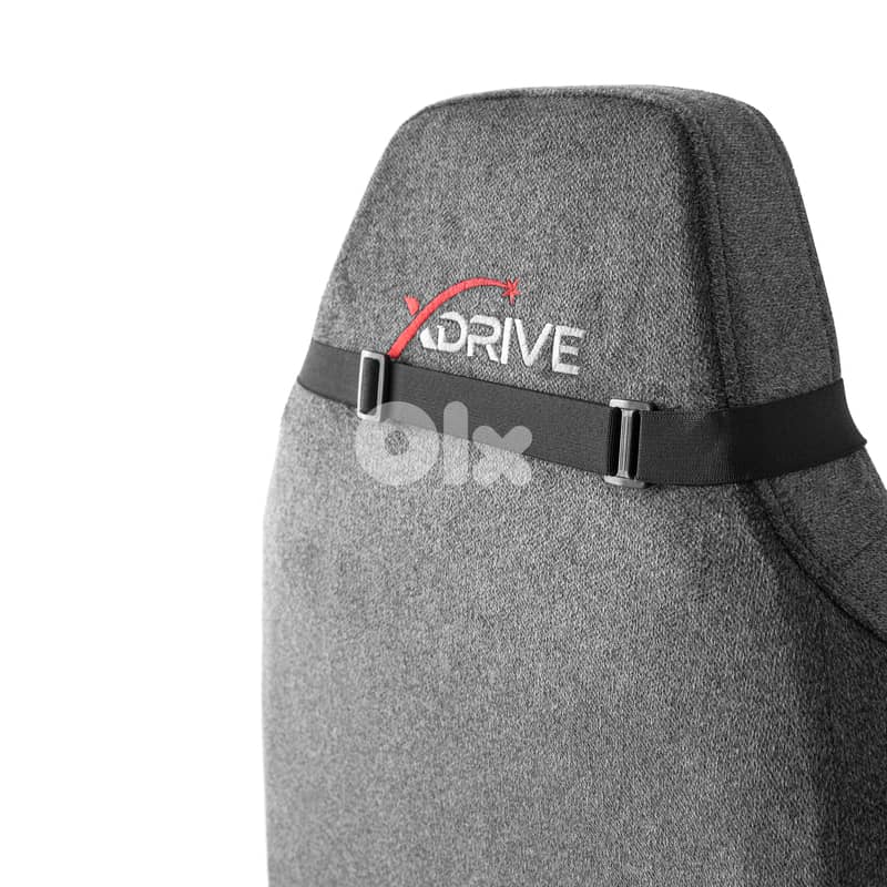 XDRIVE ANKA LUXURY CHAIR GREY FABRIC 6