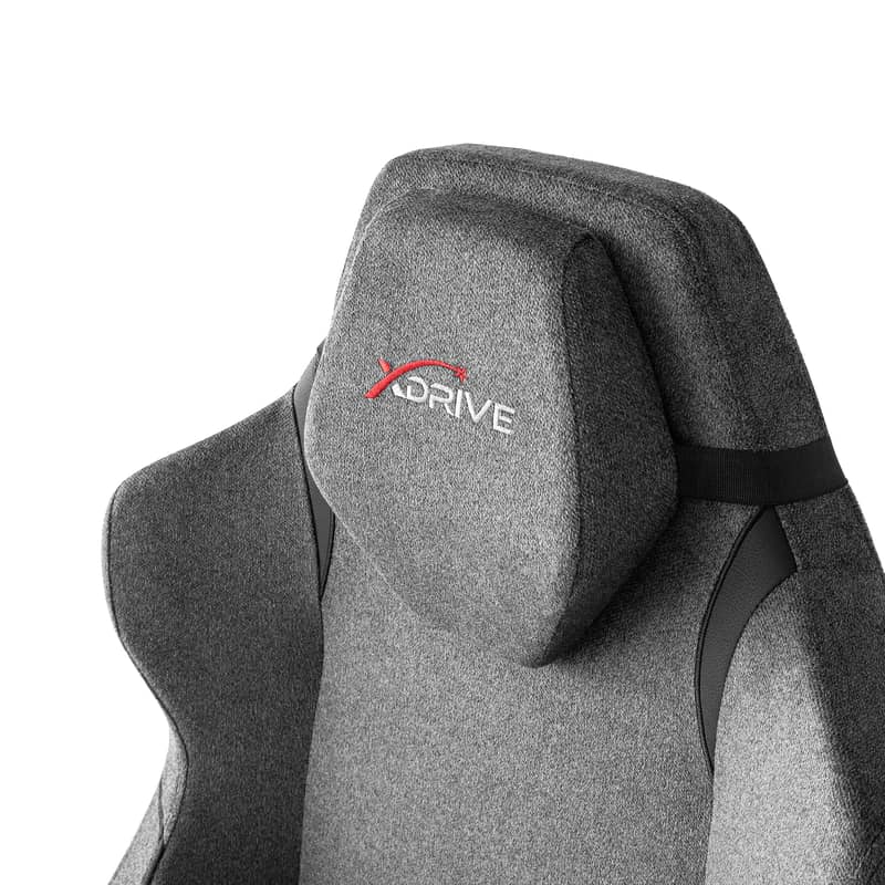 XDRIVE ANKA LUXURY CHAIR GREY FABRIC 7