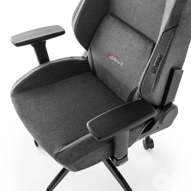 XDRIVE ANKA LUXURY CHAIR GREY FABRIC 10