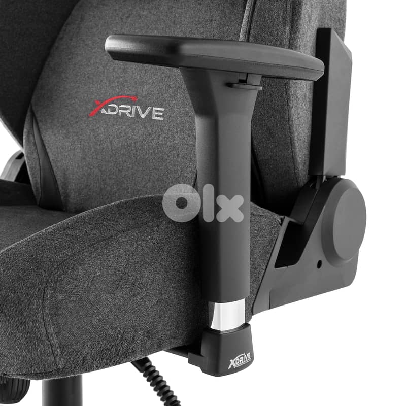 XDRIVE ANKA LUXURY CHAIR GREY FABRIC 11