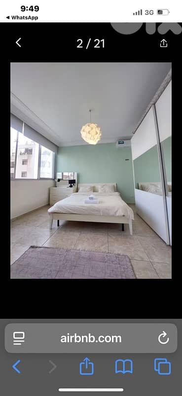 apartment for rent in sodeco furnished شقة للاجار في السوديكو 0