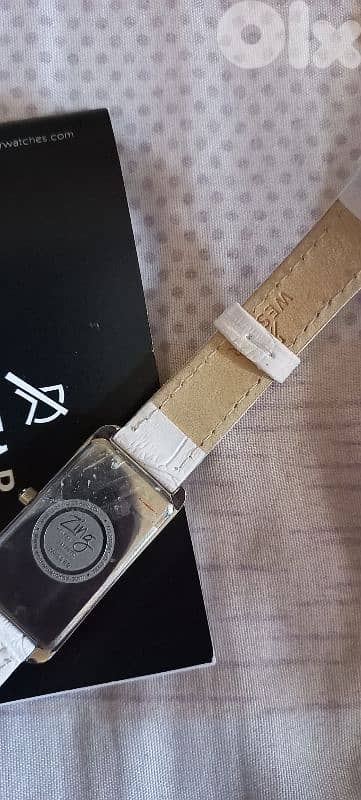 Westar Women's White Leather Watch 2