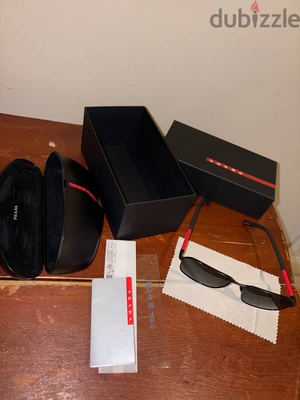 Prada Linea Rossa SPS A51 Men’s Sunglasses — Authentic, 1