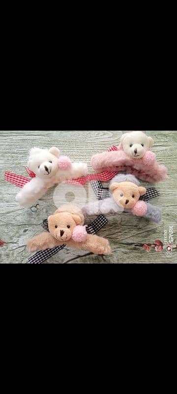 plush hair clips 5