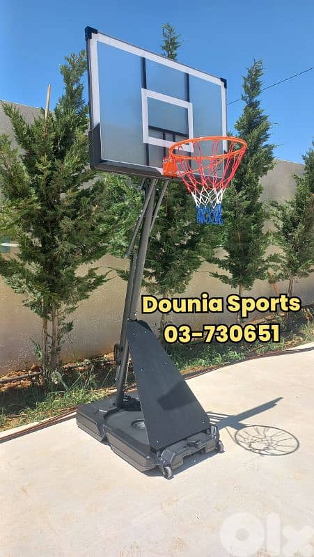 Now 280$ movable basketball hoop (swimming pool mode) 0