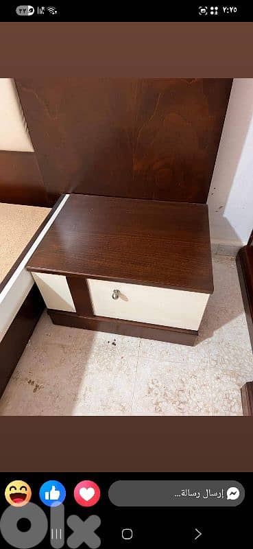 اوضة نوم شغل توصاية ملبسة قشرة زان مع فرشة 4