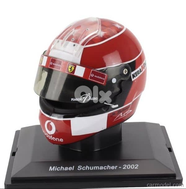 Michael Schumacher 2002 plastic Helmet model 1/5 0