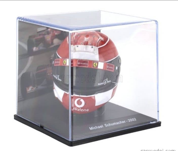 Michael Schumacher 2002 plastic Helmet model 1/5 2