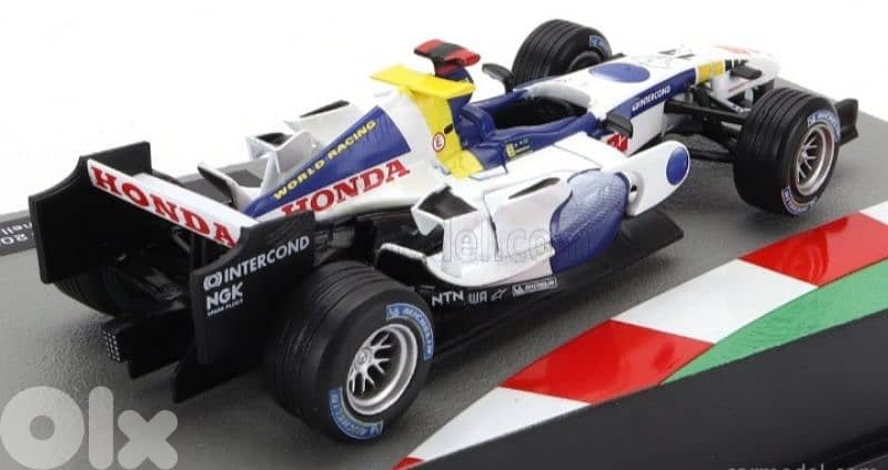 Rubens Barrichello Honda RA106 (GP 2006) diecast car model 1;43 2