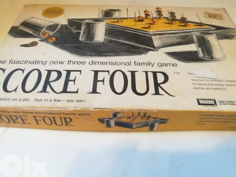 Score Four Vintage 1971 Lakeside Game 1