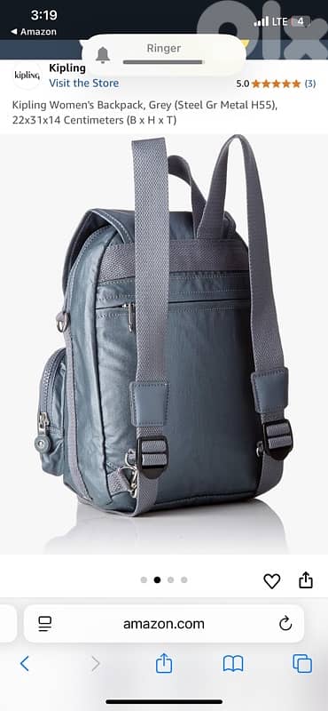Kipling back bag 4