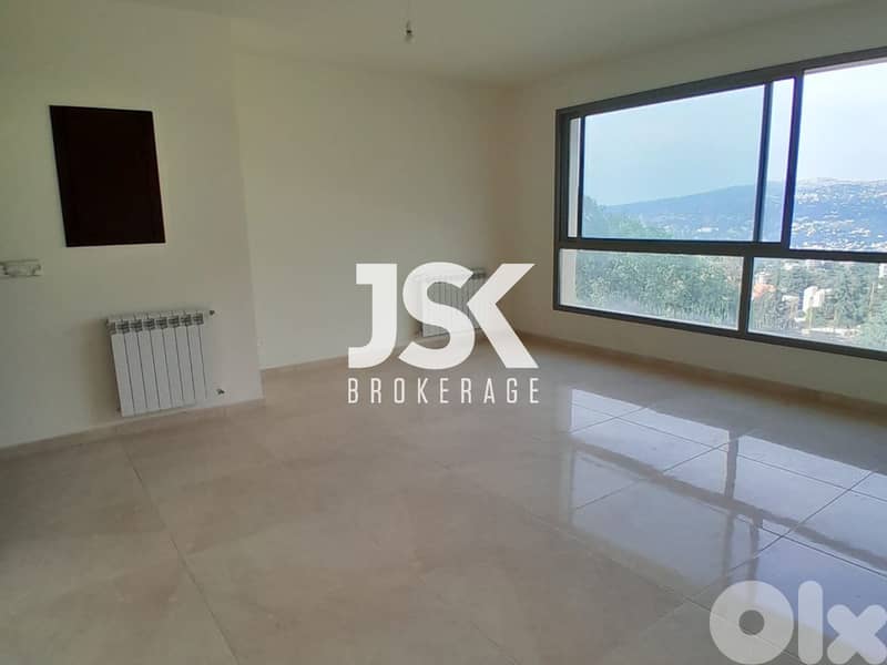 L18291-Brand New Apartment With Terrace For Rent in Bikfaya 0