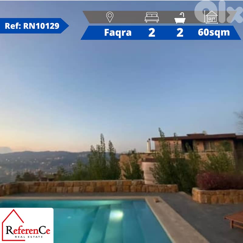 Very prime chalet in Faqra for rent شاليه راقي جدا في فقرا للإيجار 0