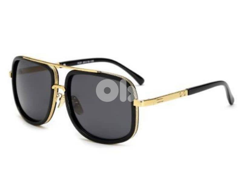 Gold Aviator luxury sunglasses 1